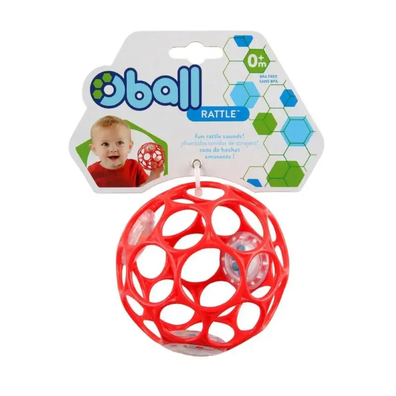 Foto 1 Oball grijpspeeltje rood