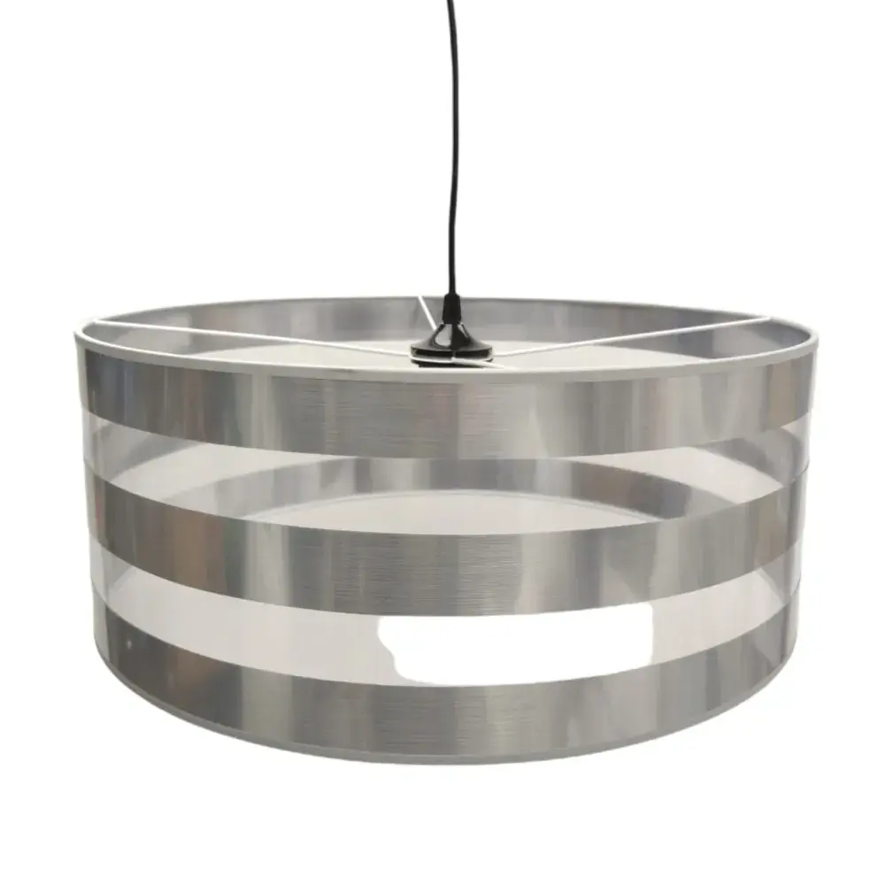 Foto 4 Hanglamp kap Stripe Alu strepen 47cm