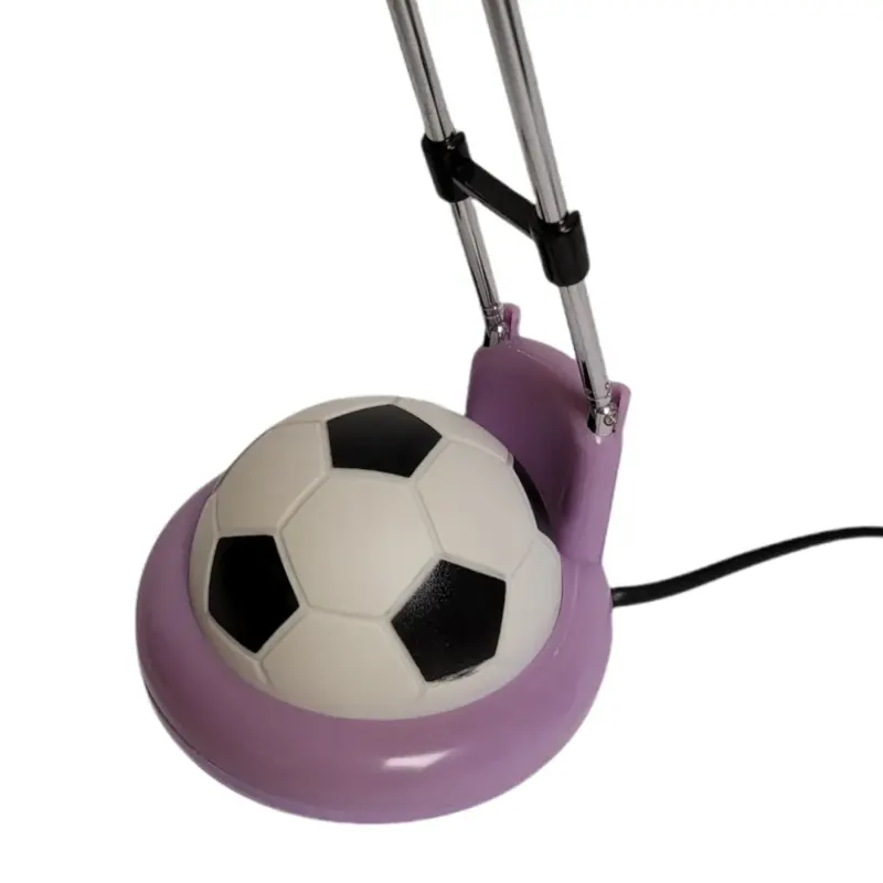 Foto 2 kinderlamp buro licht paars voetbal