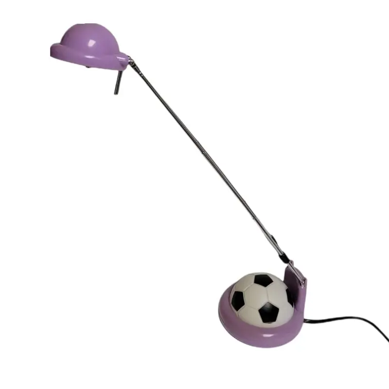 Foto 3 kinderlamp buro licht paars voetbal
