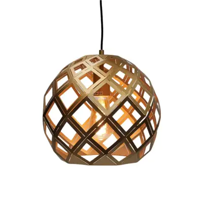 Foto van Hanglamp Emma goud 30cm H 9530 g