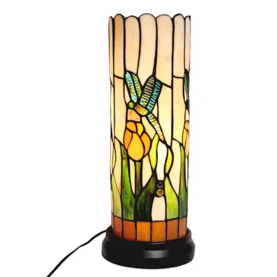 Foto van Tafellamp Tiffany Cilinder groot 46cm model 6