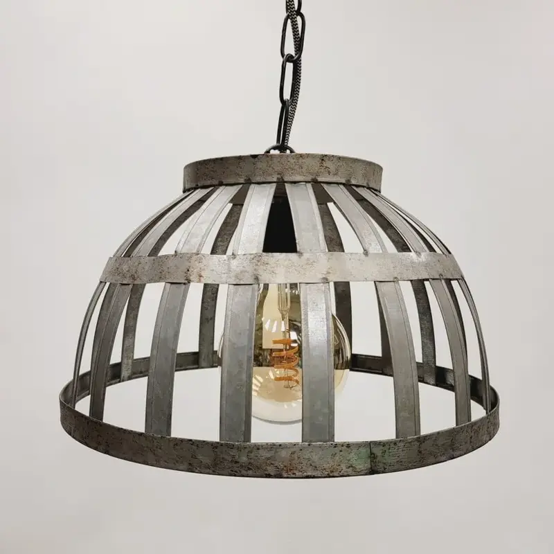 Foto 2 Hanglamp industrie gegalvaniseerd OLD H 5214 GV