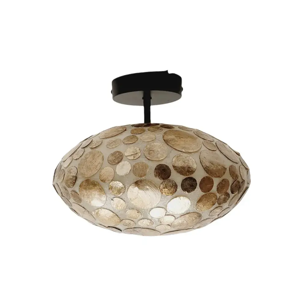 Foto 2 Plafondlamp Apollo 30 cm coin goud