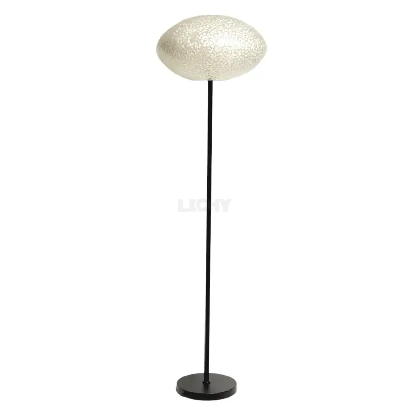 Foto 2 Vloerlamp schelp Apollo wit 140cm