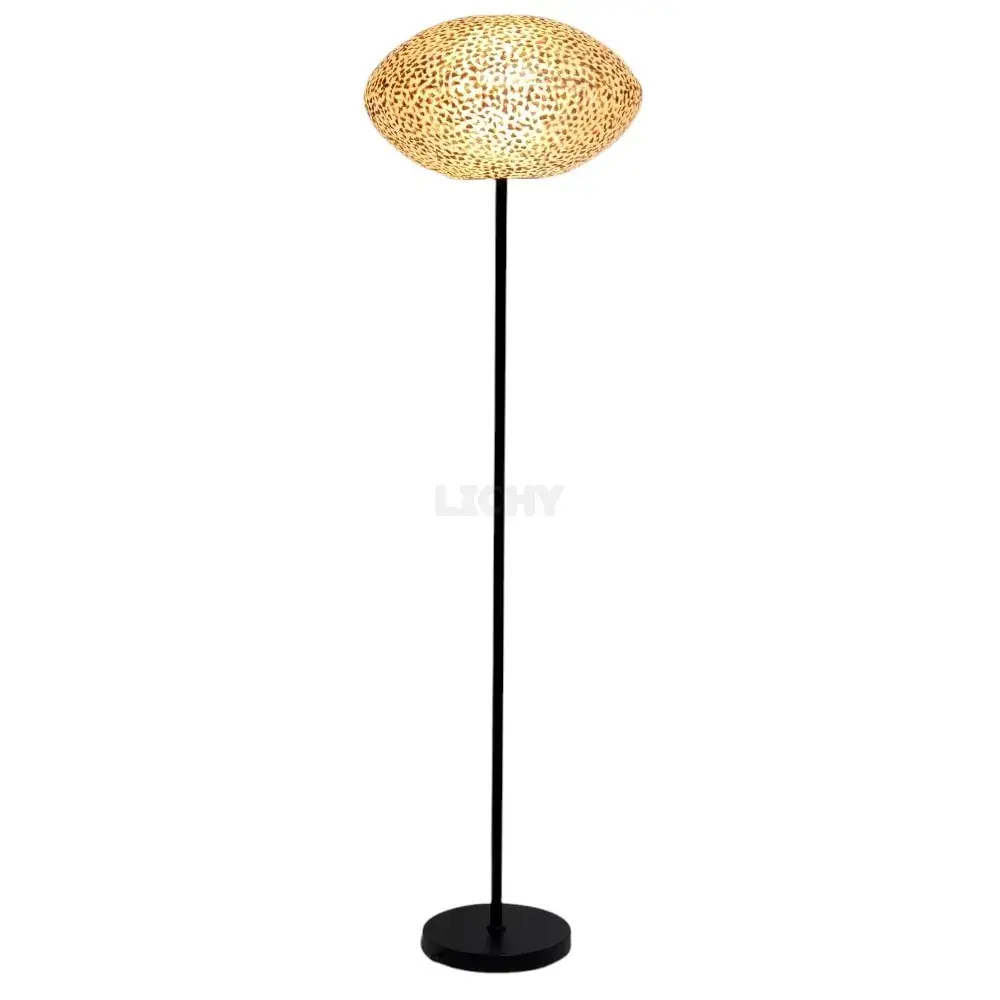 Foto van Vloerlamp Space rotan 150cm naturel 511008