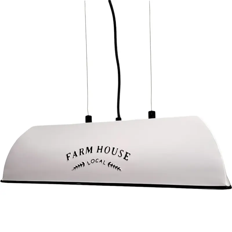Foto 1 Hanglamp Jesse Vintage wit 42 Farmhouse