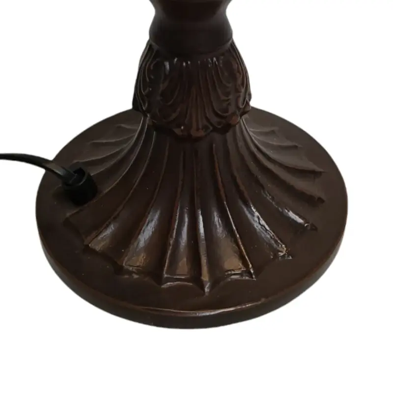 Foto 2 Tiffany candlestick groene rand 65x20cm