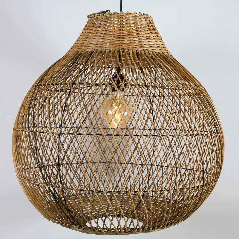 Foto 1 Hanglamp riet Doetinchem 40cm naturel