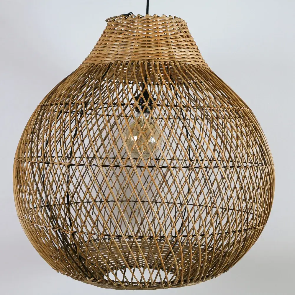 Foto 4 Hanglamp riet Doetinchem 40cm naturel