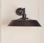 Foto 2 Wandlamp Bes zwart 36cm