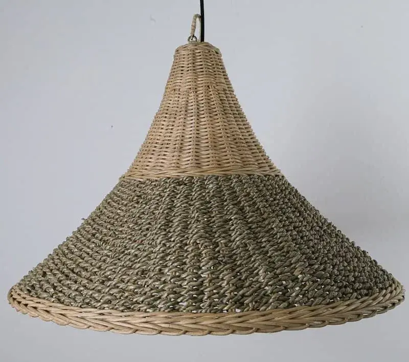 Foto 1 rieten hoed rotan en touw 50cm 511014