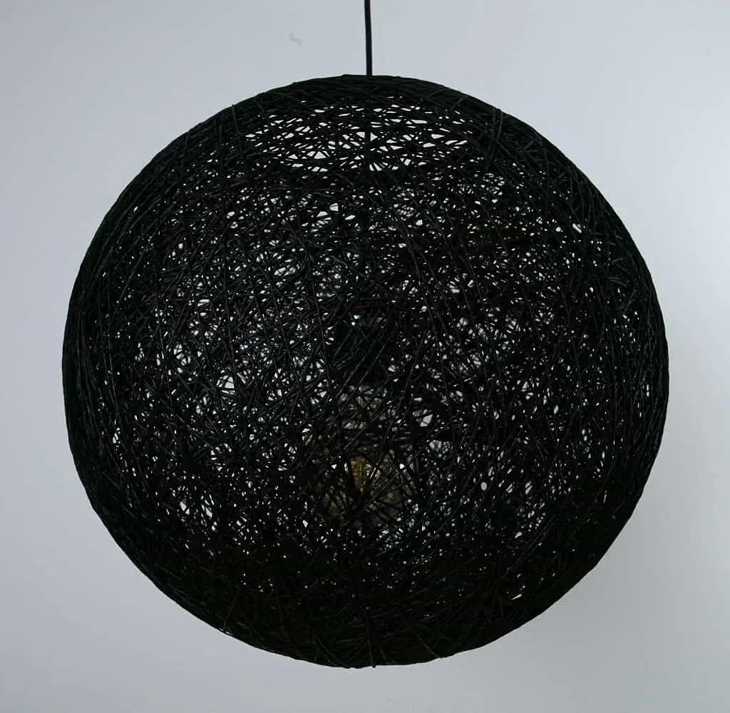Foto 4 Hanglamp Abaca 35cm zwart