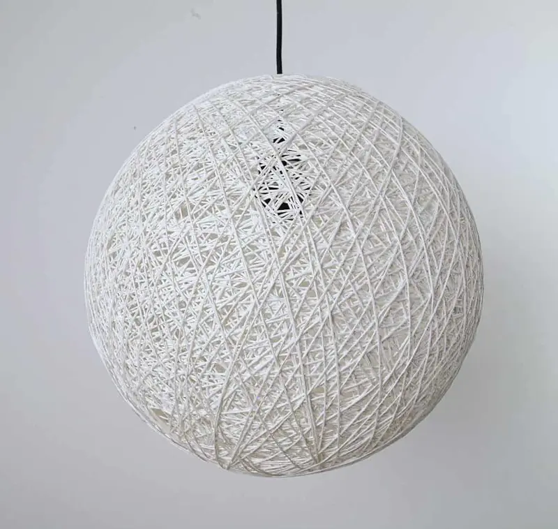Foto 4 Hanglamp Abaca 45cm wit