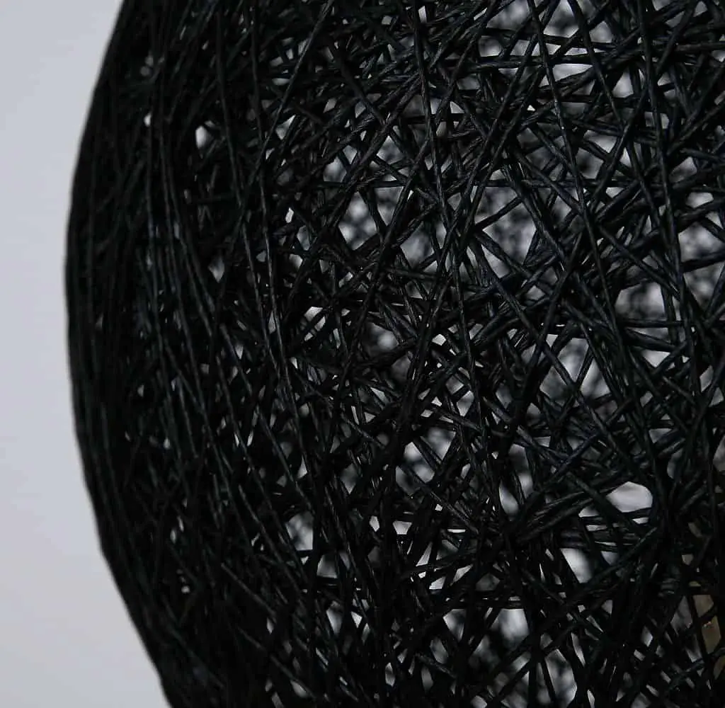 Foto 3 Hanglamp Abaca 45cm zwart