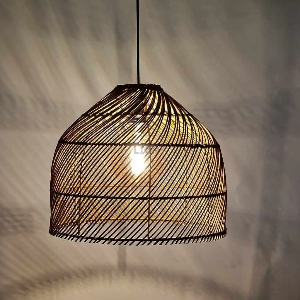 Foto 2 Hanglamp Riet Mira 42cm brons 510629