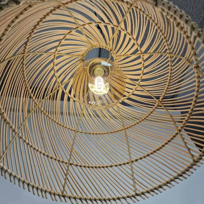 Foto 11 Hanglamp Riet Mira 42cm brons 510629