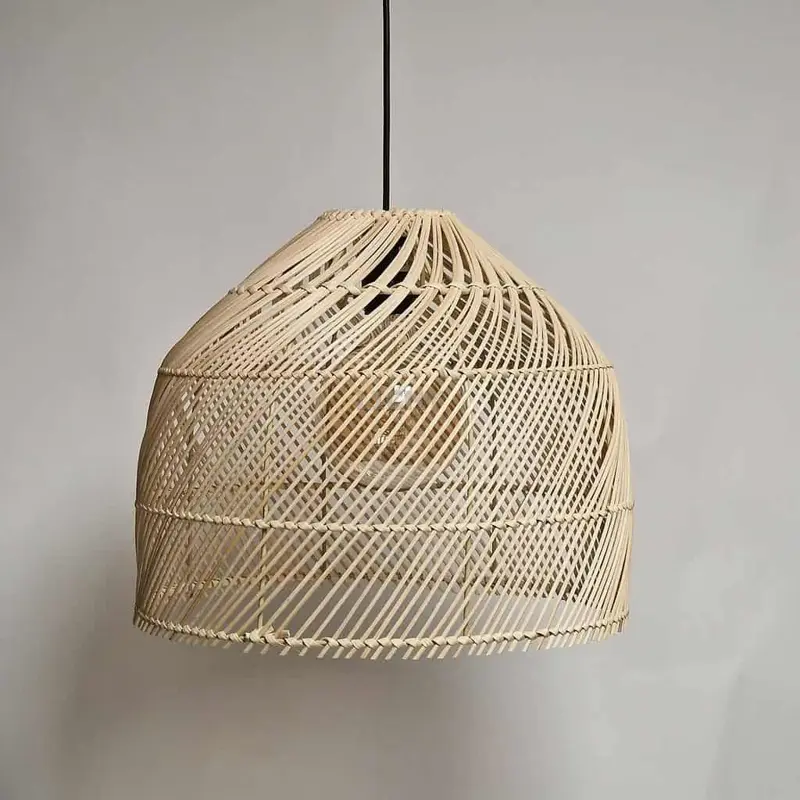Foto 12 Hanglamp Riet Mira 42cm brons 510629