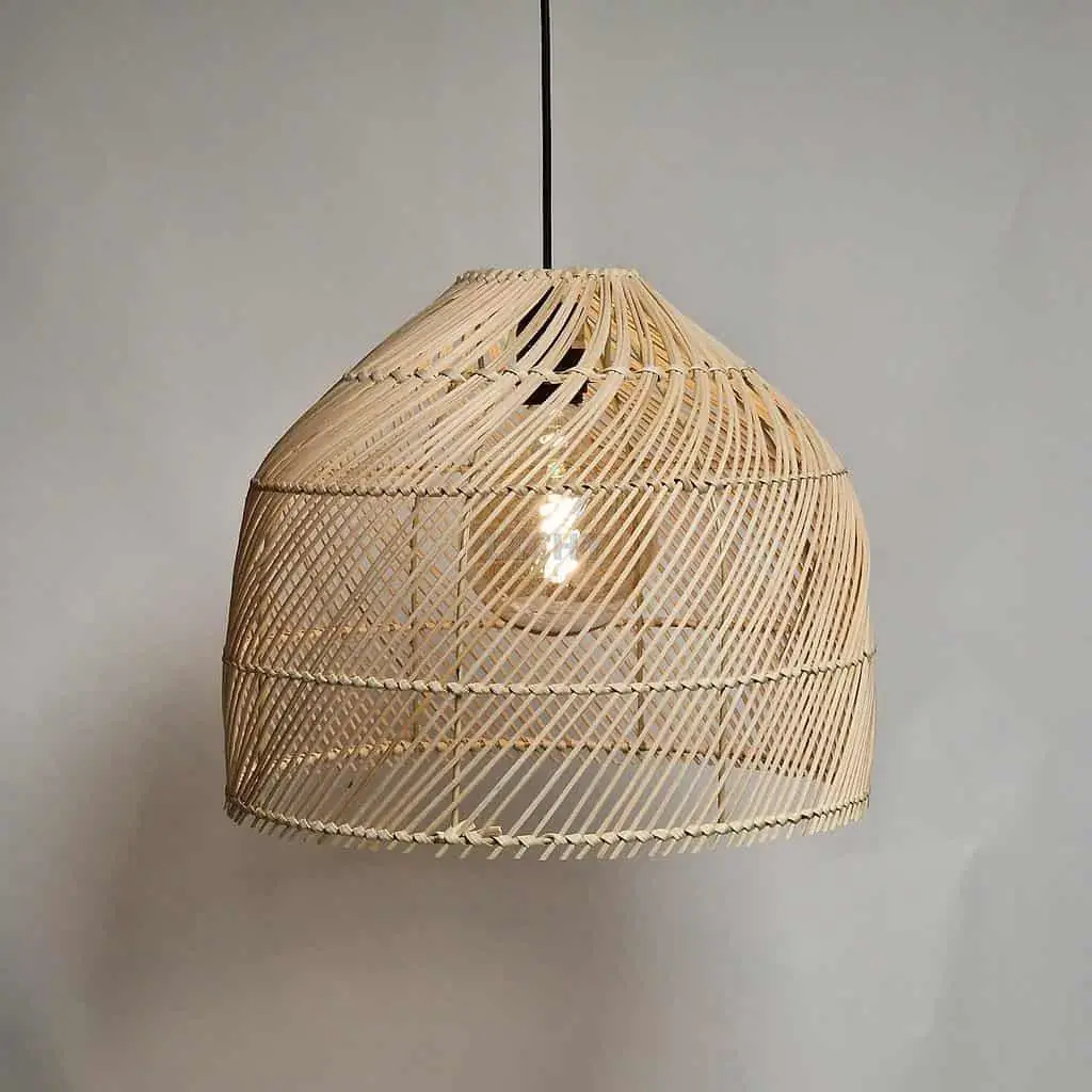 Foto 8 Hanglamp Riet Mira 42cm brons 510629