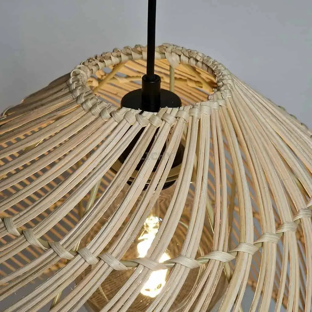 Foto 9 Hanglamp Riet Mira 42cm brons 510629