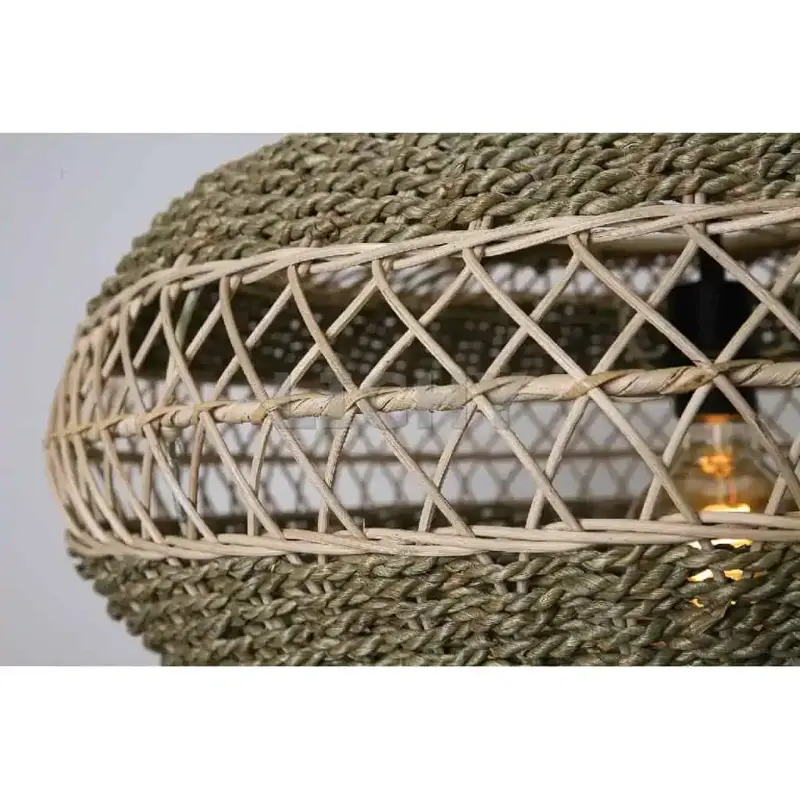 Foto 4 Hanglamp Riet Rond Reaal naturel 511012