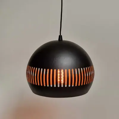Foto van Hanglamp Globo zwart goud 30cm H 2530 Z
