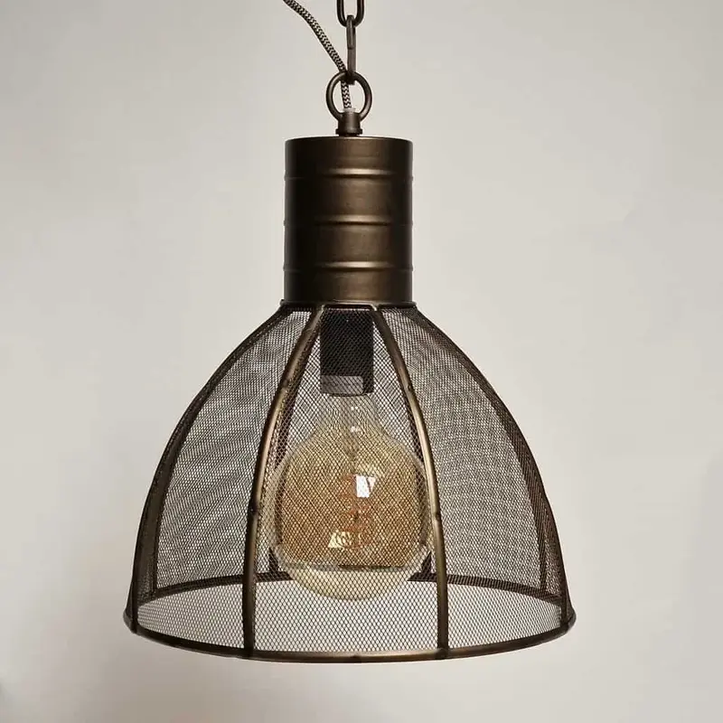 Foto 2 Hanglamp deco Gaas old steel 32cm