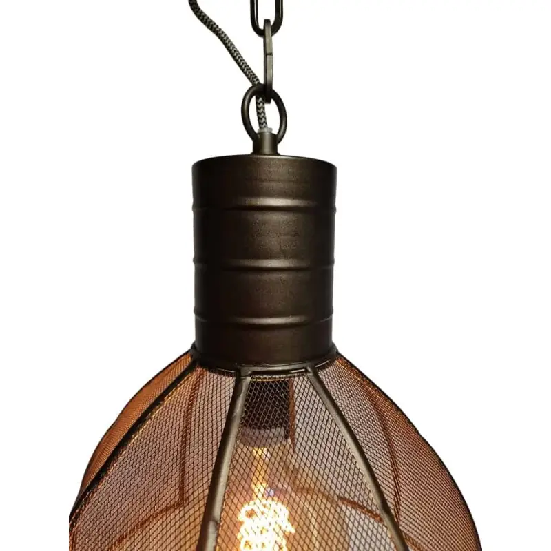 Foto 6 Hanglamp deco Gaas old steel 32cm