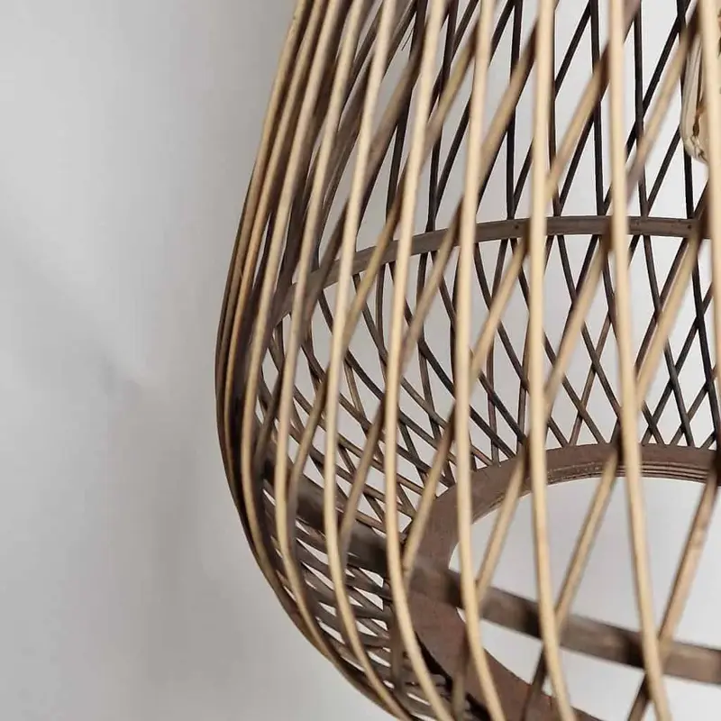 Foto 4 Hanglamp Riet metaal Roberto H5288-40-70