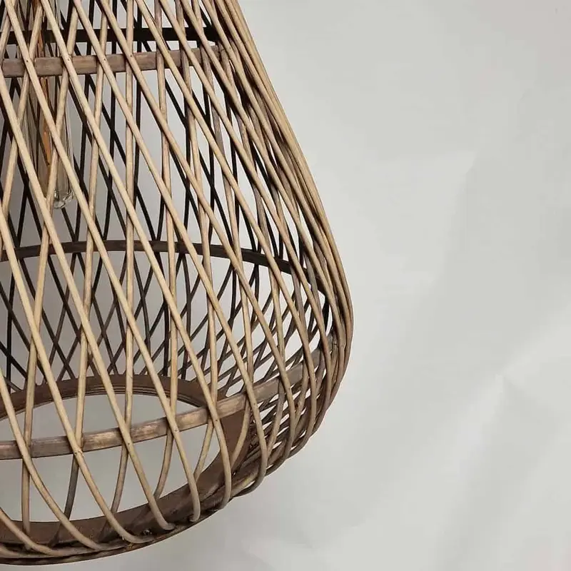 Foto 6 Hanglamp Riet metaal Roberto H5288-40-70