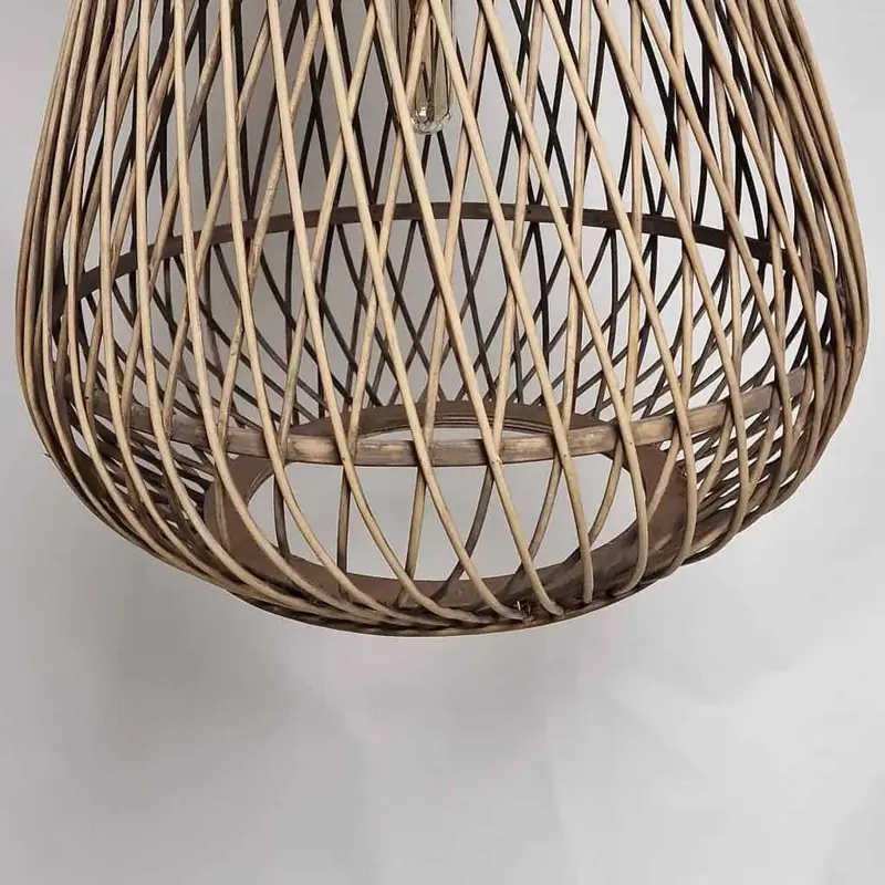Foto 7 Hanglamp Riet metaal Roberto H5288-40-70