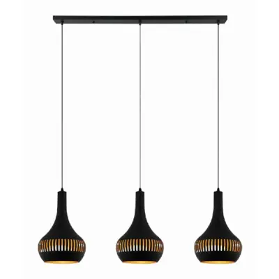 Foto van Hanglamp Canna 3 lichts H 2903 Z