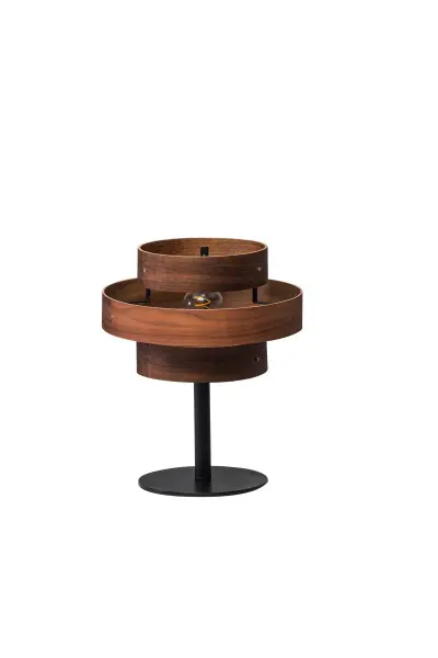 Foto van Tafellamp Walnut 5 rings