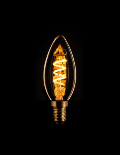 Foto van Flame kaars 3 standen 5w 2w 1w LED