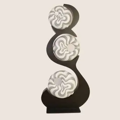 Foto 4 Vloerlamp Super Donut Zwart 170x80x32