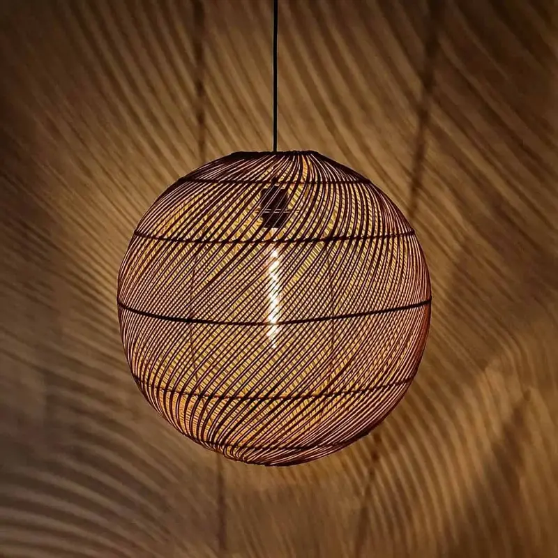 Foto 2 hanglamp Globe Brons 50 cm