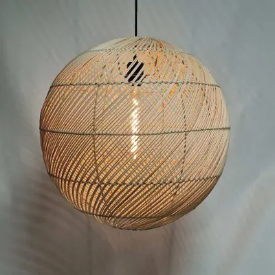Foto van hanglamp Globe Naturel 50 cm