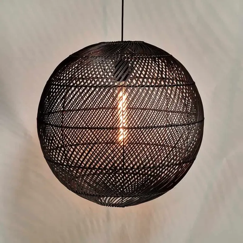 Foto 1 hanglamp Globe Zwart 50 cm