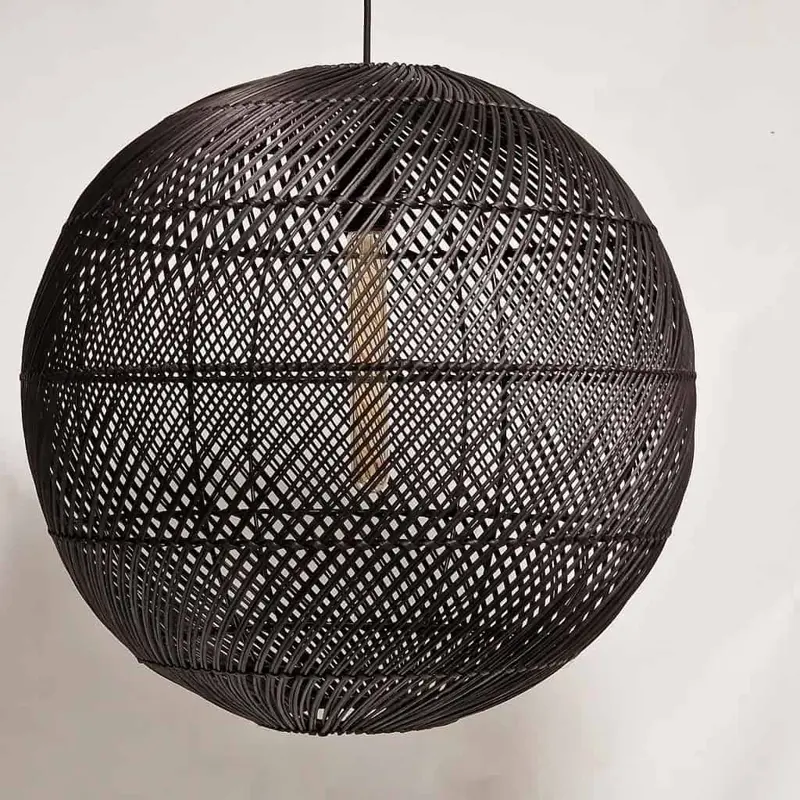Foto 2 hanglamp Globe Zwart 50 cm
