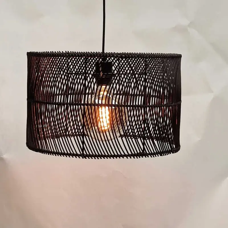 Foto 1 hanglamp Tristan 40 cm zwart