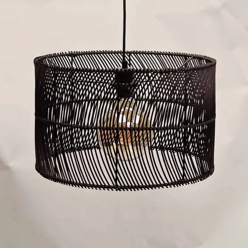 Foto 2 hanglamp Tristan 40 cm zwart