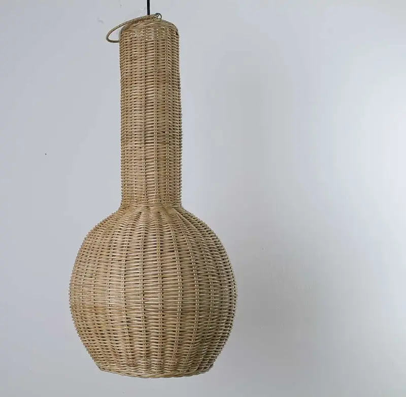 Foto 4 Hanglamp rotan Pompoen 68cm naturel 511004