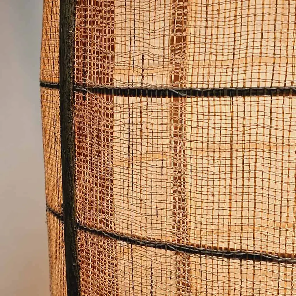 Foto 6 Oosterse tafellamp hout jute 41cm