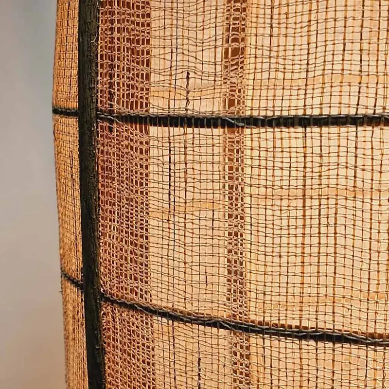 Foto 6 Oosterse tafellamp hout jute 41cm