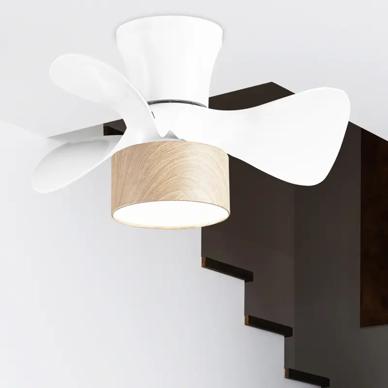 Foto 4 Plafondventilator Fly Wit/Hout