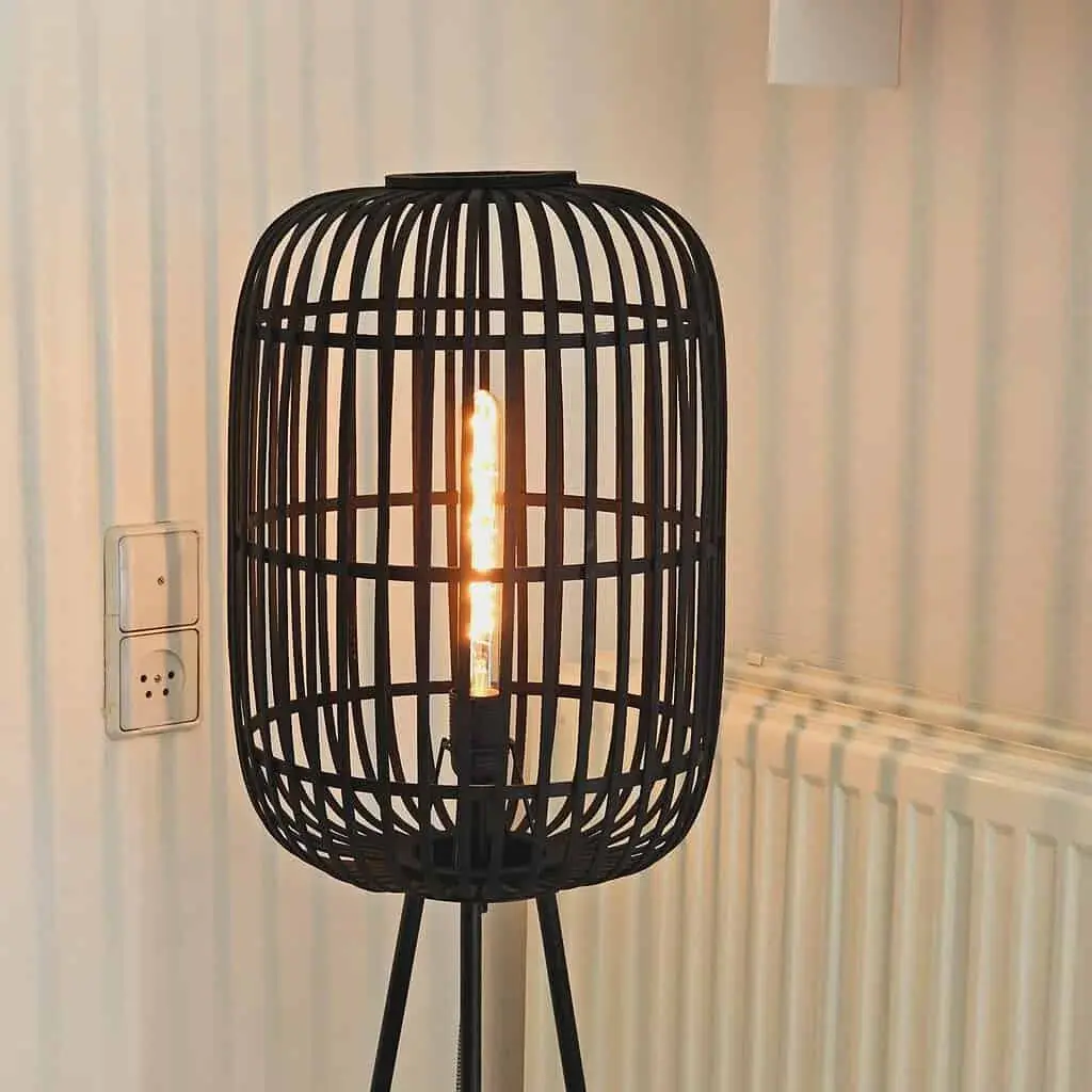 Foto 5 Vloerlamp Bamboe Treccia tripod S 5401 Z