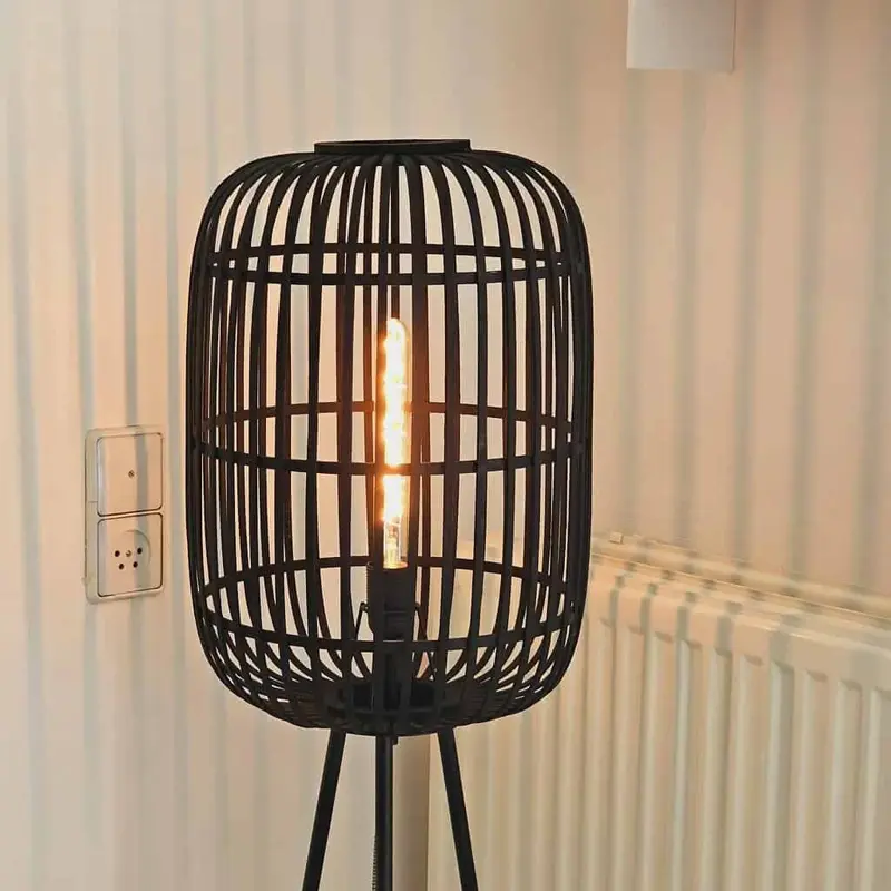 Foto 5 Vloerlamp Bamboe Treccia tripod S 5401 Z