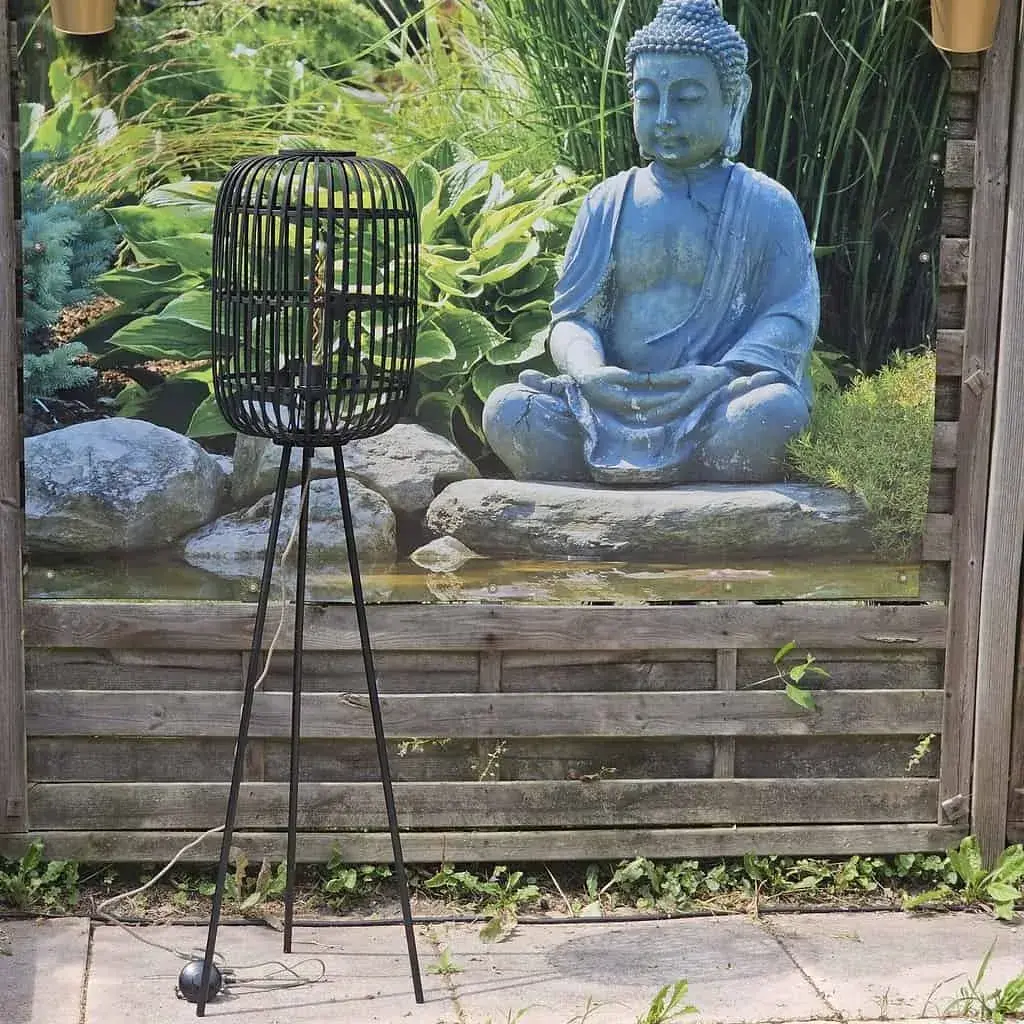 Foto 7 Vloerlamp Bamboe Treccia tripod S 5401 Z