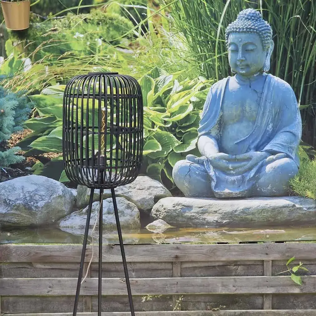 Foto 9 Vloerlamp Bamboe Treccia tripod S 5401 Z