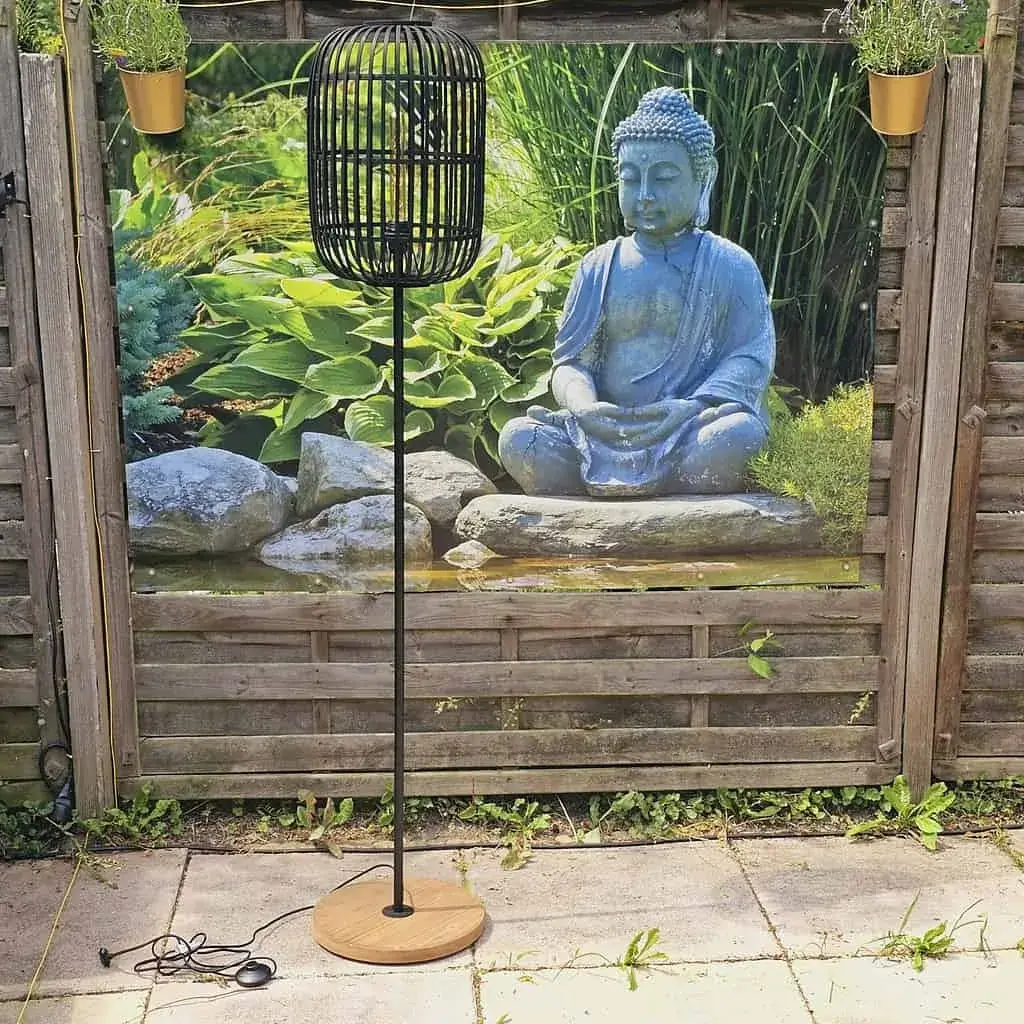 Foto 14 Vloerlamp bamboe Treccia zwart S 5493 Z